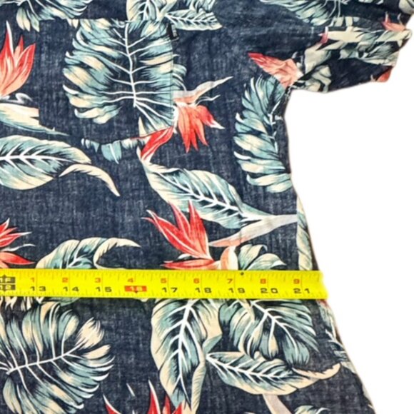 Molokai XL Floral Hawiian Button Down Casual Short Sleeve Shirt - Picture 9 of 10